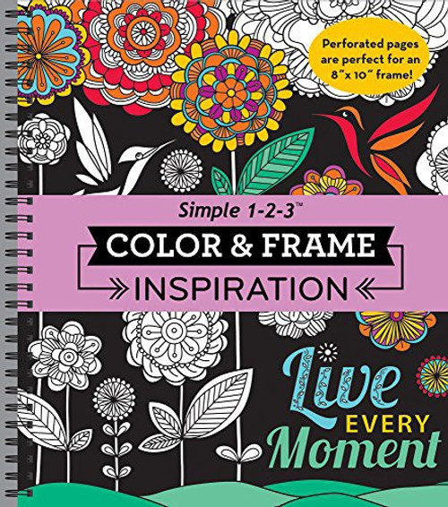 Color & Frame - Inspiration (Adult Coloring Book) front cover by New Seasons,Publications International Ltd., ISBN: 1680221841