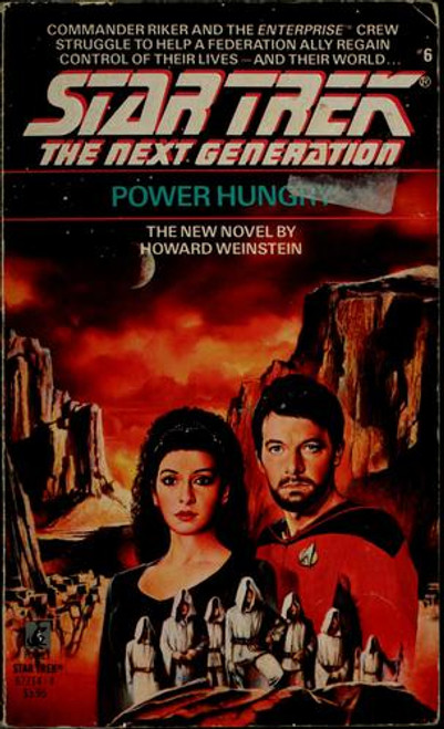 Power Hungry 6 Star Trek: The Next Generation front cover by Howard Weinstein, ISBN: 0671677144