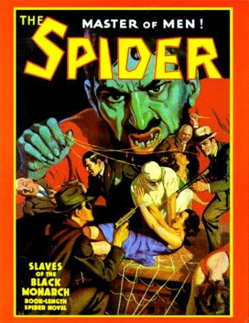 Slaves of the Black Monarch 47 The Spider Master of Men front cover by Grant Stockbridge, ISBN: 1891729047