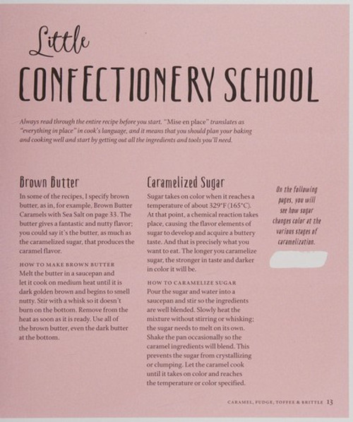 Caramel, Fudge, Toffee & Brittle: Secrets of a Confectioner front cover by Sara Aasum Hultberg, ISBN: 1681881179