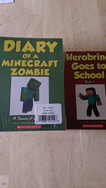 Herobrine Goes to School 1 front cover by Zack Zombie, ISBN: 1338064576