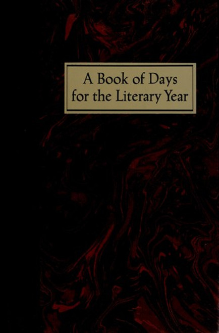 A Book of Days for the Literary Year front cover by Neal T. Jones, ISBN: 0500013322