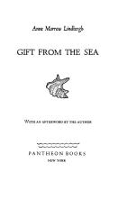 Gift from the Sea front cover by Anne Morrow Lindbergh, ISBN: 0394557433