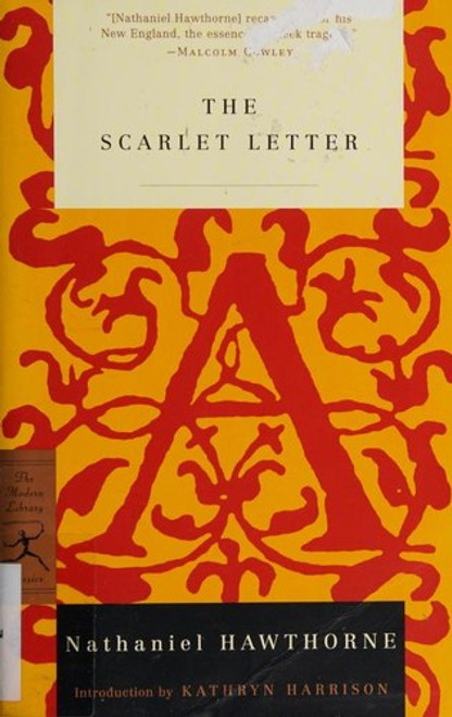 The Scarlet Letter (Modern Library Classics) front cover by Nathaniel Hawthorne, ISBN: 0679783385