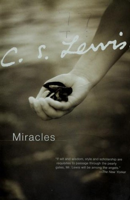Miracles front cover by C. S. Lewis, ISBN: 0060653019