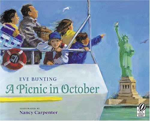 A Picnic in October (Rise and Shine) front cover by Eve Bunting, ISBN: 0152050655