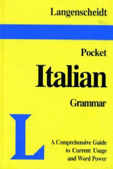 Pocket Grammar Italian front cover by Langenscheidt, ISBN: 0887292232