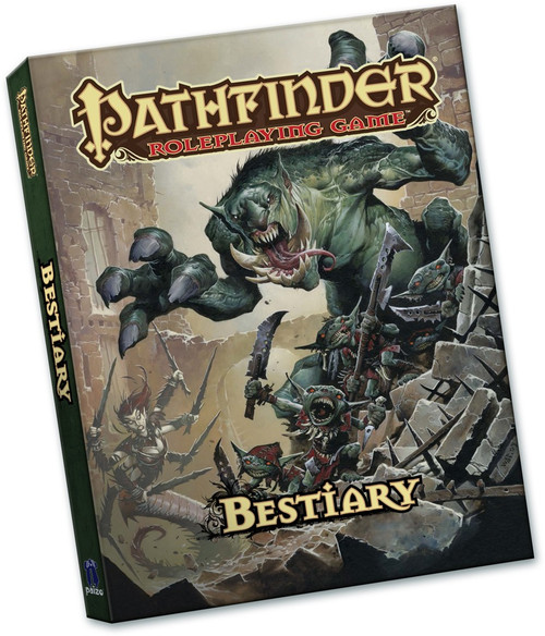 Pathfinder Roleplaying Game: Bestiary (Pocket Edition) front cover by Jason Bulmahn, ISBN: 1601258887