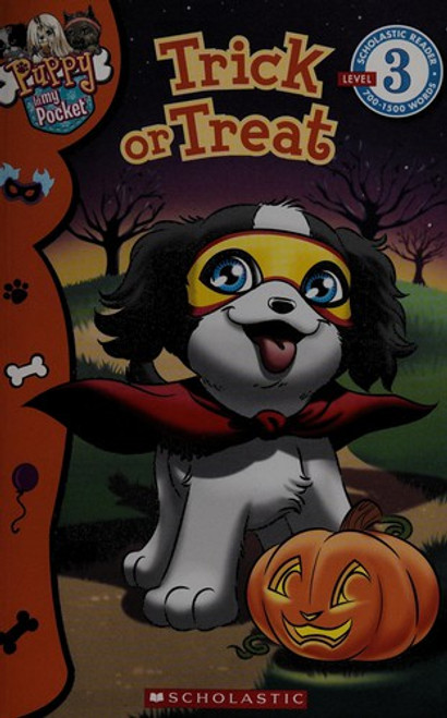 Puppy In My Pocket: Trick or Treat (Scholastic Readers) front cover, ISBN: 054528144X