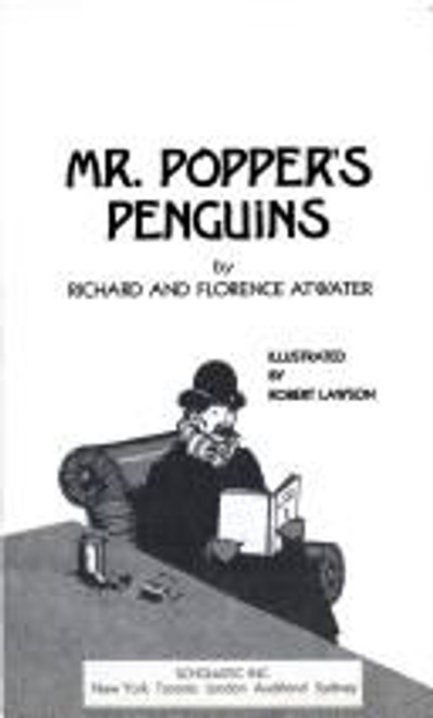 Mr. Popper's Penguins front cover by Richard Atwater, Florence Atwater, ISBN: 0590477331