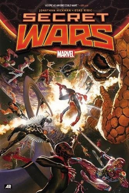 Secret Wars front cover by Jonathan Hickman, ISBN: 0785198954
