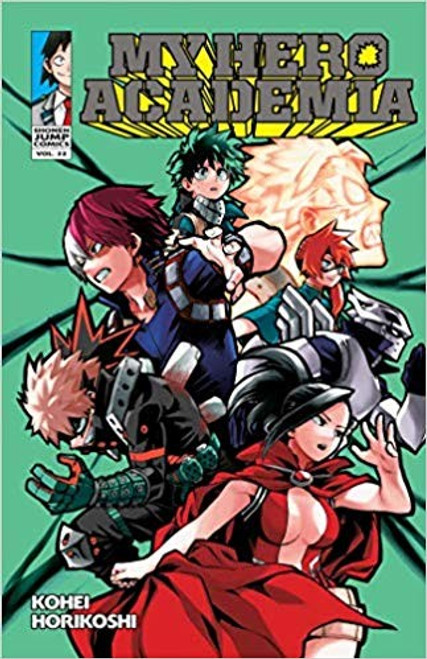 My Hero Academia 22 front cover by Kohei Horikoshi, ISBN: 1974709655