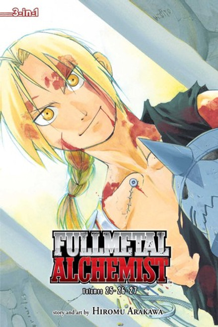 Fullmetal Alchemist 3-in-1 Edition Vol. 9: Includes vols. 25, 26 & 27 front cover by Hiromu Arakawa, ISBN: 1421554976