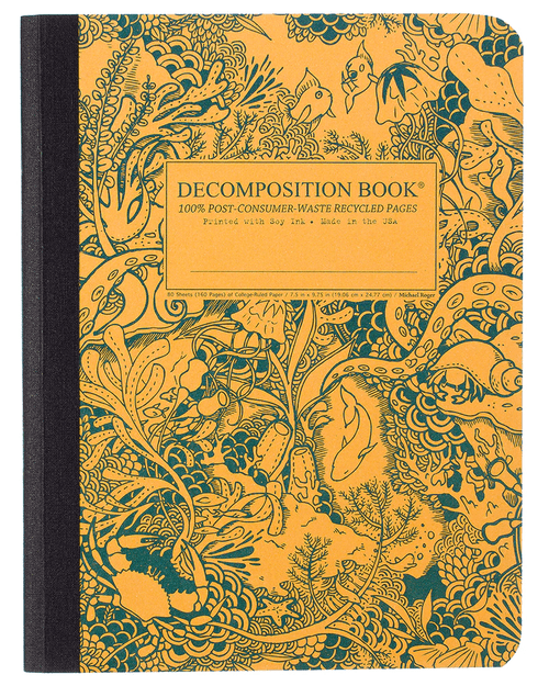 Under the Sea Decomposition Notebook front cover, ISBN: 1592540228