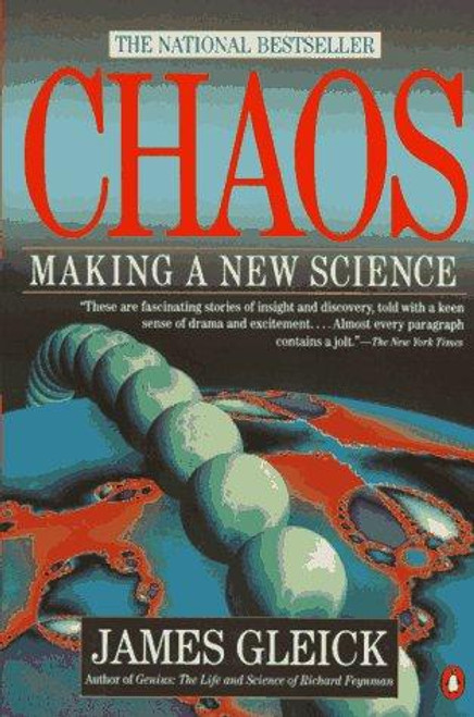 Chaos: Making a New Science front cover by James Gleick, ISBN: 0140092501