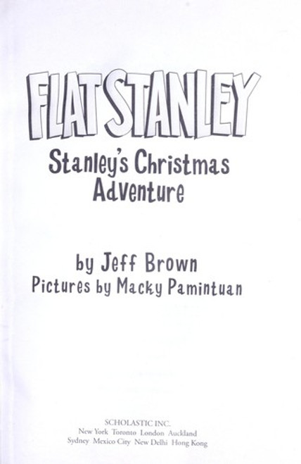 Stanley's Christmas Adventure (Flat Stanley) front cover by Jeff Brown, ISBN: 0545379644