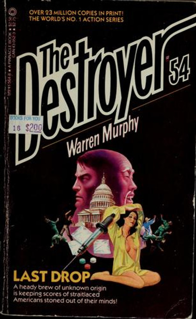 Last Drop 54 The Destroyer front cover by Warren Murphy, ISBN: 0523415648