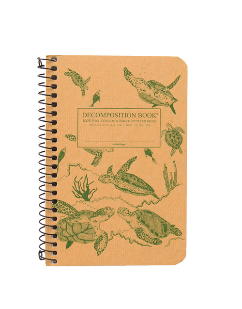 Sea Turtles Pocket 4x6 Coilbound Decomposition Book Lined front cover, ISBN: 1401520707 Sea Turtles Pocket 4x6 Coilbound Decomposition Book Lined front cover, ISBN: 1401520707