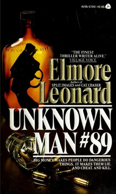 Unknown Man #89 front cover by Elmore Leonard, ISBN: 0380670410