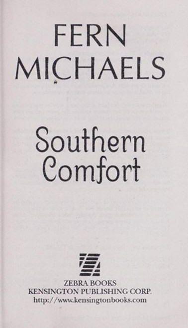 Southern Comfort front cover by Fern Michaels, ISBN: 1420103660