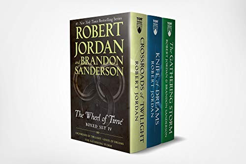 Wheel of Time Premium Boxed Set IV: Books 10-12 (Crossroads of Twilight, Knife of Dreams, The Gathering Storm) front cover by Robert Jordan, ISBN: 1250256275