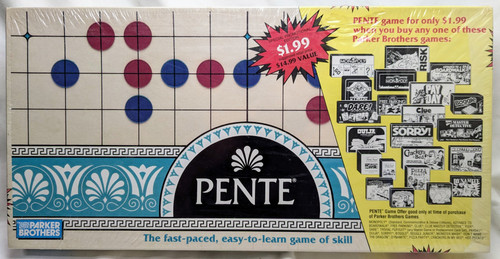 Pente Board Game (1989) front cover