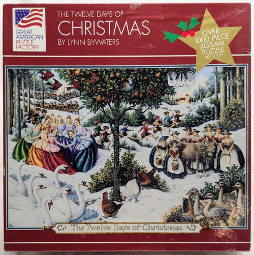 The Twelve 12 Days of Christmas 1000 Piece Puzzle front cover