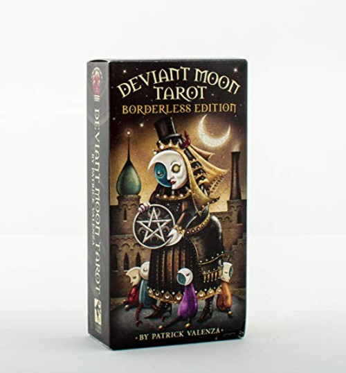 Deviant Moon Tarot Borderless Edition front cover by Patrick Valenza, ISBN: 1572817712