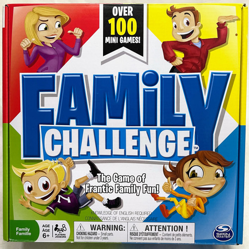 Beat The Parents Family Challenge Board Game front cover