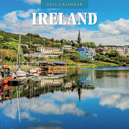 Ireland 2025 Wall Calendar (Red Robin) front cover, ISBN: 1804426326