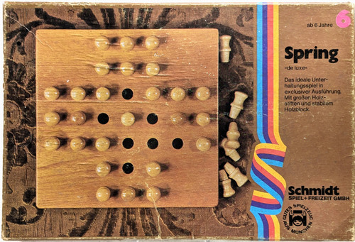 Solitare Peg Strategy Game front cover