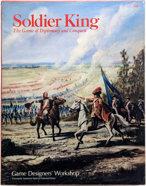 Soldier King: The Game of Diplomacy and Conquest (GDW 105) front cover