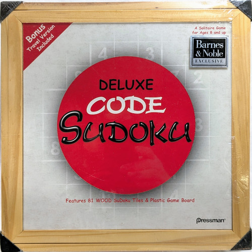 Deluxe Code Sudoku w/Bonus Travel Version Included (Barnes & Noble Edition) front cover