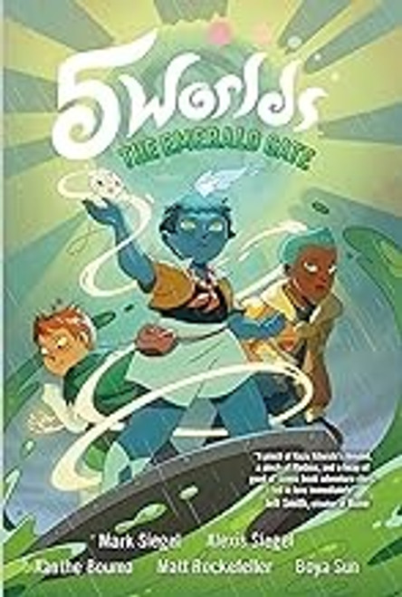 The Emerald Gate 5 5 Worlds front cover by Mark Siegel, Alexis Siegel, ISBN: 0593120604