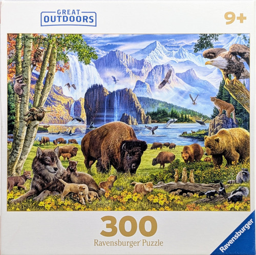 Great Outdoors - North American Nature 300 Piece Puzzle front cover by Crisp, Steve