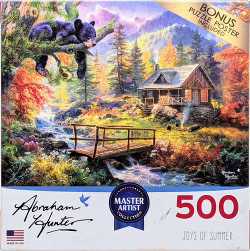 Joys of Summer 500 Piece Puzzle front cover by Hunter, Abraham