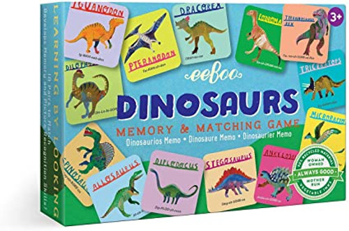 Dinosaurs Little Memory Matching Game front cover Dinosaurs Little Memory Matching Game front cover
