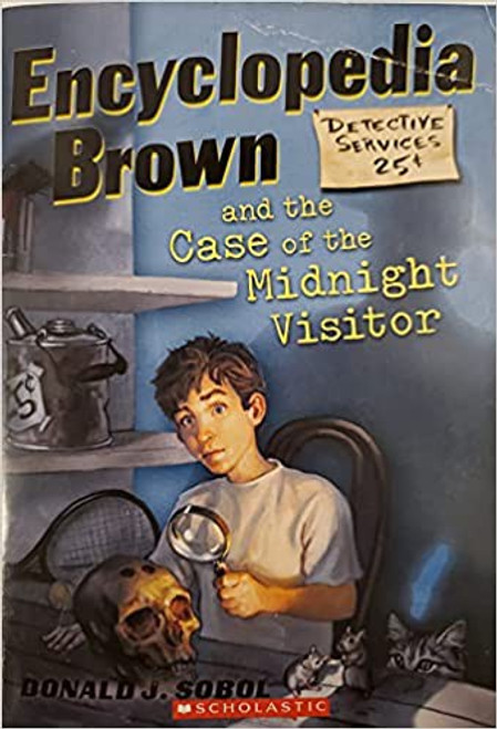 The Case of the Midnight Visitor 13 Encyclopedia Brown front cover by Sobol, Donald J., ISBN: 0545198674