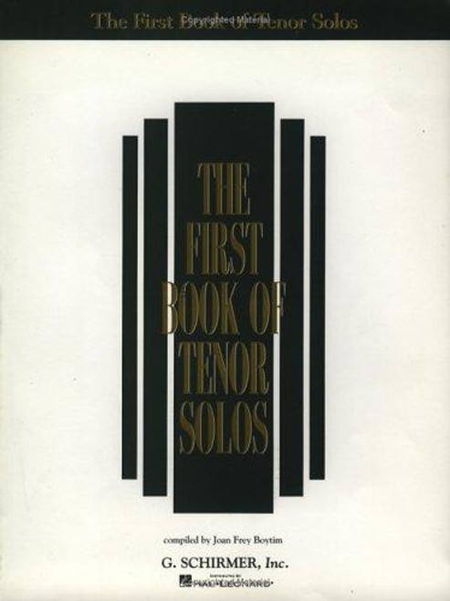 First Book of Tenor Solos front cover by Joan Frey Boytim, ISBN: 0793503663