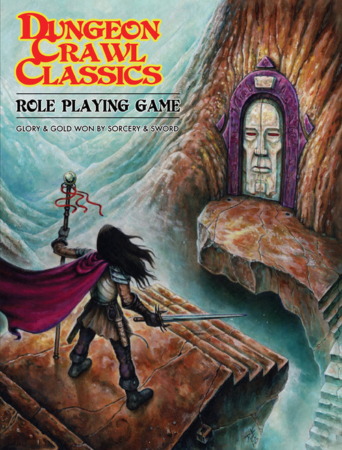 Goodman Games Dungeon Crawl Classics Role Playing Game, Softcover Edition (GMG5070T) front cover, ISBN: 0997473835