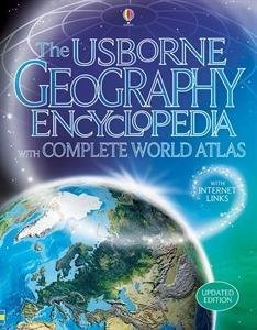 Usborne Geography Encyclopedia with Complete World Atlas front cover by G. Doherty, A. Claybourne, S. Davidson, ISBN: 0794528961