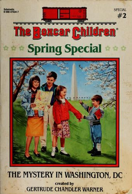 Mystery In Washington 2 Boxcar Children Special front cover by Warner, ISBN: 0590475347