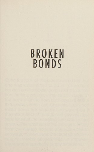 Broken Bonds 3 Cold Creek front cover by Karen Harper, ISBN: 0778317358