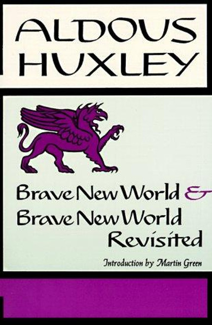 Brave New World & Brave New World Revisited front cover by Aldous Huxley, ISBN: 0060901012