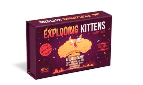 Exploding Kittens Party Pack Game front cover