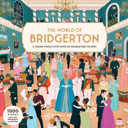The World of Bridgerton 1000 Piece Puzzle front cover, ISBN: 1399615947