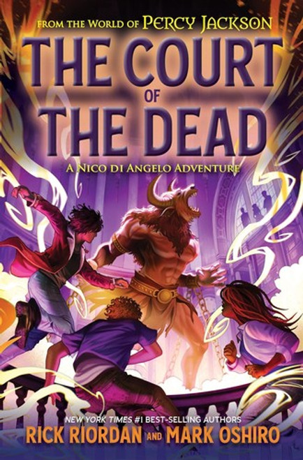 From the World of Percy Jackson: The Court of the Dead: A Nico Di Angelo Adventure front cover by Mark Oshiro,Rick Riordan, ISBN: 136810911X
