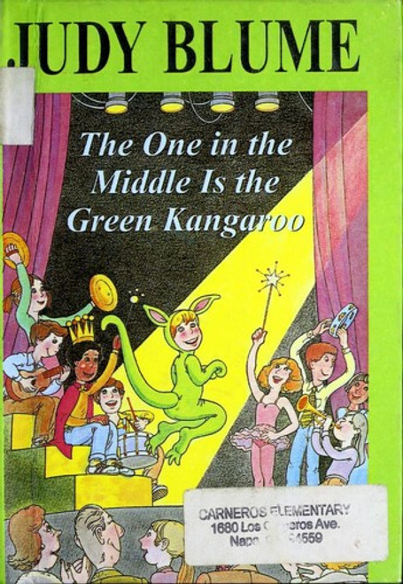 The One In the Middle Is the Green Kangaroo front cover by Judy Blume, ISBN: 0440467314