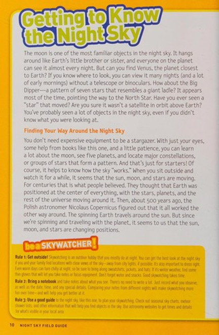Ultimate Explorer Field Guide: Night Sky: Find Adventure! Go Outside! Have Fun! Be a Backyard Stargazer! front cover by Howard Schneider, ISBN: 1426325460