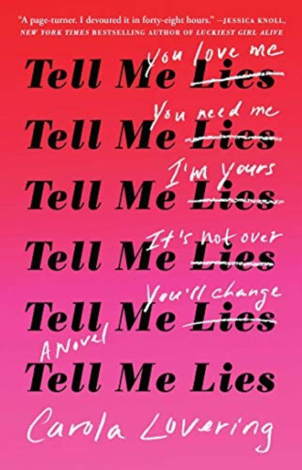 Tell Me Lies front cover by Carola Lovering, ISBN: 1501169653